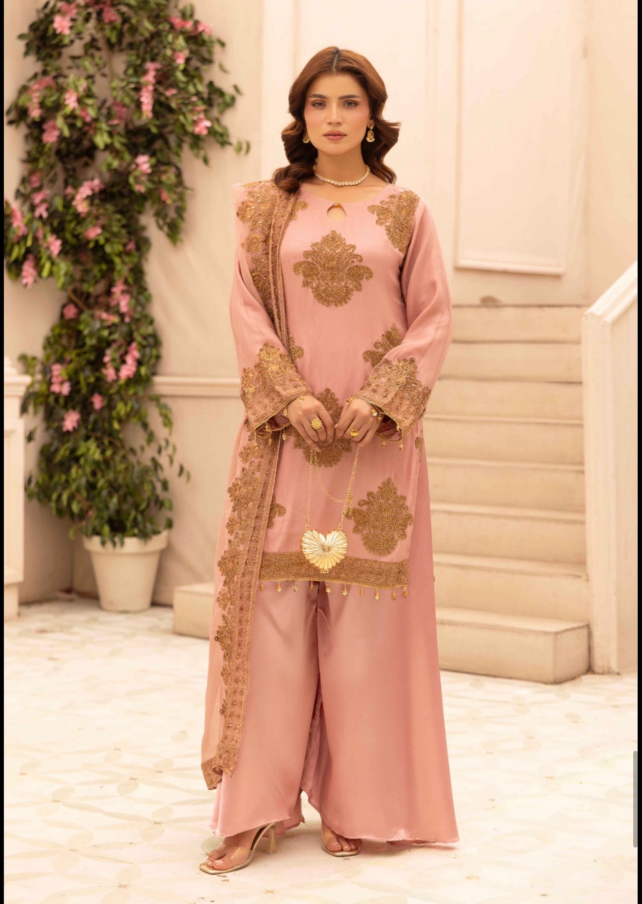 HASEEN EID COLLECTION PINK